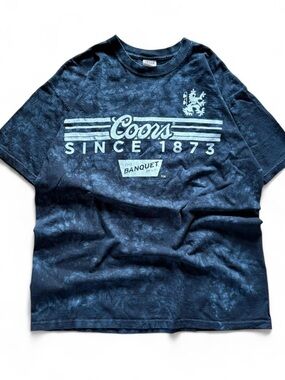 Anvil Tie-Dye Tee with Coors Graphic